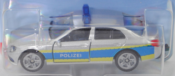 00002 MB E 350 d (W 213, Mod. 16-17) Polizei-Streifenwagen, weißalu/hellblau, hohes Blaulicht, P29e