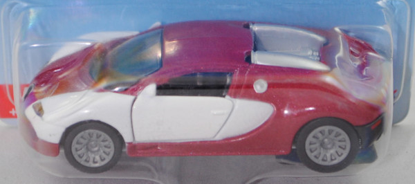 00007 Bugatti Veyron 16.4 (Typ Coupé, Modell 05-11), weiß/braunrotmet., Bpr. ohne Adresse, P29e