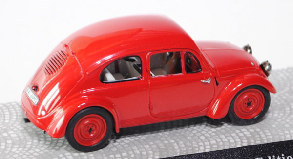 Volkswagen V3 (Prototyp), Modell 1935-1936, verkehrsrot, Premium ClassiXXs, 1:43, PC-Box (Limited Ed