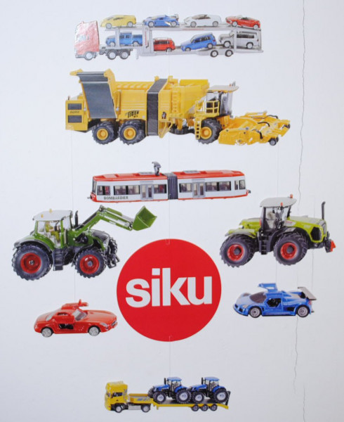 Siku-Mobile 2011 9-teilig, mit Bilder vom 1316, 1317, 1318, 1438, 1440, 1441, 1443, 1444, 1445, 1895