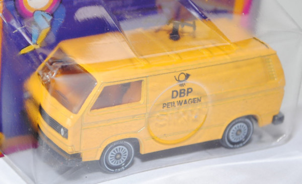 00003 VW Transporter 2,0 Liter (Typ T3, Modell 1979-1982) Bundespost-Peilwagen, kadmiumgelb, innen g