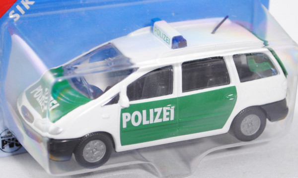00000 Ford Galaxy 2.8 V6 (Typ WGR, Modell 1995-2000) Polizei-Verkehrsdienst, reinweiß/minzgrün, inne