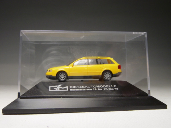 Audi A6 Avant, chromgelb, RM, Rietze, 1:87, PC-Box