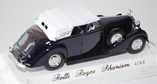 Rolls Royce Phantom III, Karosserie Mulinaire, Modell 1939, schwarzblau, V12 cyl., 7340 cc, 165 cv,