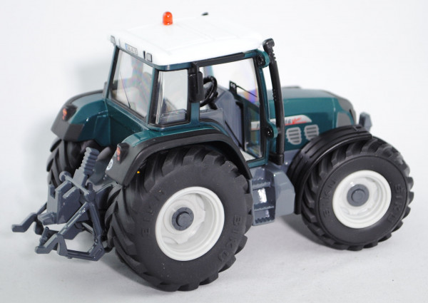 Fendt Favorit 716 Vario Traktor (Modell 1998-2003) Vorführschlepper, reinweiß/hell-ozeanblau (petrol