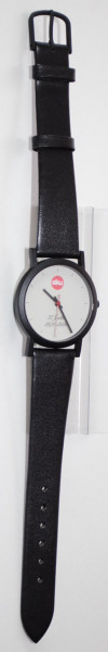 SIKU Armbanduhr, schwarz, siku-Logo / 75 Jahre / 1921-1996, Uhr nie getragen, mit Etui (Funktion der