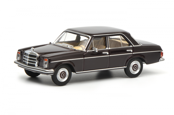 Mercedes-Benz 200 D/8 (BR W 115, Baumuster 115.115, Modell 1967-1973), schwarzrot, Schuco, 1:64, mb