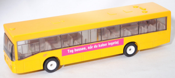 00802 DK Mercedes-Benz O 405 N Linienbus, gelb, HT Tag bussen, når du køber legetøj auf erikaviolett