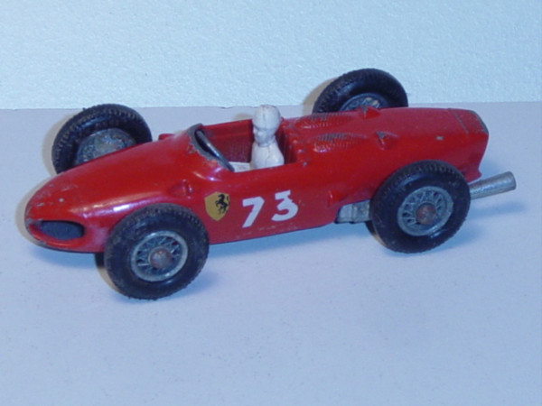 Ferrari F1 Racing Car, verkehrsrot, Nr. 73, mit Fahrer, Matchbox Series