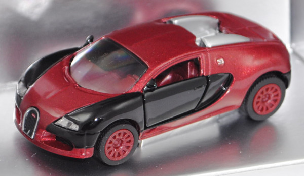 00702 IE Bugatti Veyron EB 16.4 (Typ Coupe, Mod. 05-11), schwarz/braunrotmetallic, L17nP (Limited)