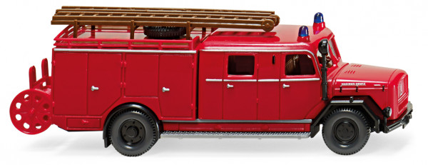Feuerwehr - Magirus (Typ Eckhauber 2. Gen., Modell 1963-1968) LF 16, karminrot, Wiking, 1:87, mb