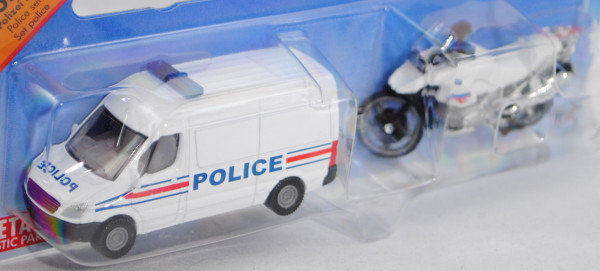 00101 F Polizei Set: MB Sprinter II (Mod. 06-13) + BMW R1200 GS (Mod. 04-12), POLICE, P29e (Limited)