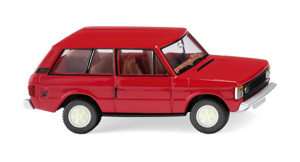 Range Rover «Classic» Dreitürer (1. Gen., Modell 1970-1985), rot (vgl. masai red), Wiking, 1:87, mb