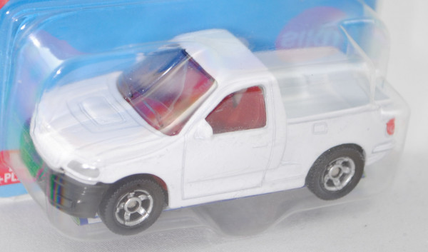 00007 SIKU RANGER (vgl. Ford F-150 TRITON Regular Cab, 11. Generation, Modell 2003-2005), reinweiß,