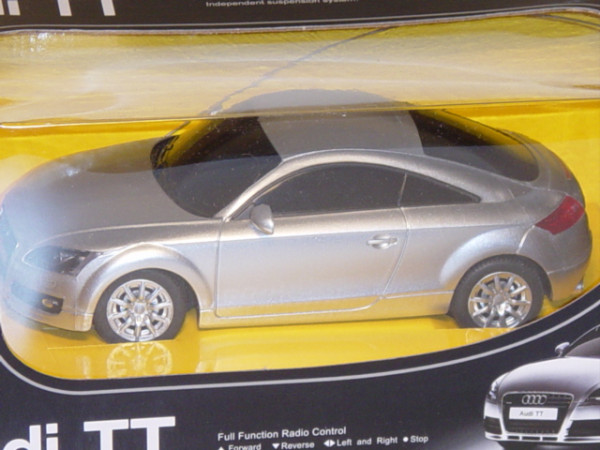 Audi TT Coupe, Mj. 2007, schwarz, mit Fernsteuerung, RASTAR, 1:24, mb