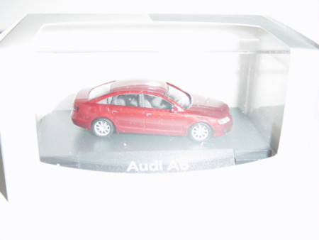 Audi A6, canyonrot, Mj 2004, Busch, 1:87, mb