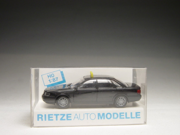 Audi A6 Taxi, schwarz, Rietze, 1:87, mb
