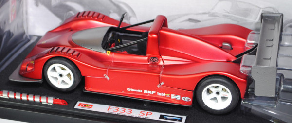 Ferrari 333 SP, Modell 1994-2000, karminrotmetallic, ELITE, 1:18, mb (Limited Edition)