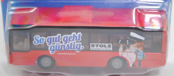 00401 Linienbus/Stadtbus MAN Lion's City Solobus (Typ A37, Mod. NL 243), rot, STOLZ, P29e (Limited)