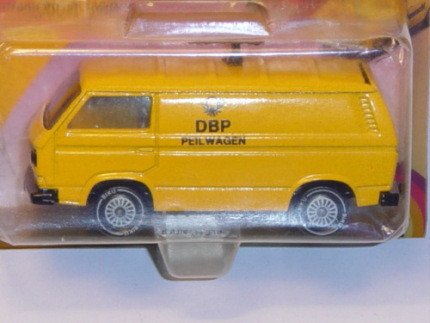 00004 VW Transporter 2,0 Liter (Typ T3) Bundespost-Peilwagen, Modell 1979-1982, kadmiumgelb, innen l