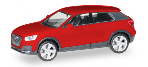 Audi Q2 (Typ GA, Modell 2016-), tangorot metallic, Herpa, 1:87, mb