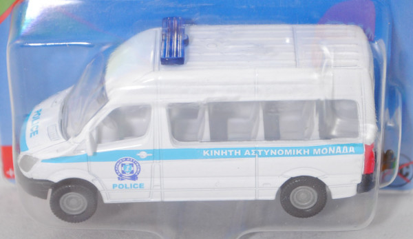 00900 GR Mercedes-Benz Sprinter II (NCV 3, W 906, Mod. 2006-2013) Bus Police Van, weiß, POLICE, P29e