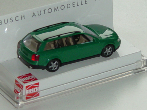 Audi A4 Avant, Mj. 02, türkisgrün, Busch, 1:87, PC-Box