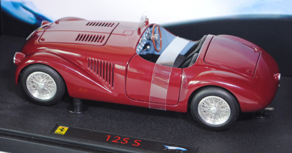 Ferrari 125 S, Modell 1947, weinrot, ELITE, 1:18, mb (Limited Edition)