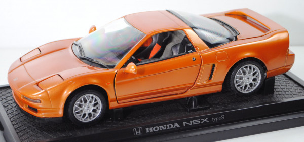 Honda NSX Type S (NSX-S) (1. Gen., Typ NA-2, Modell 1997-2002), imola orange pearl, Kyosho, 1:18, mb