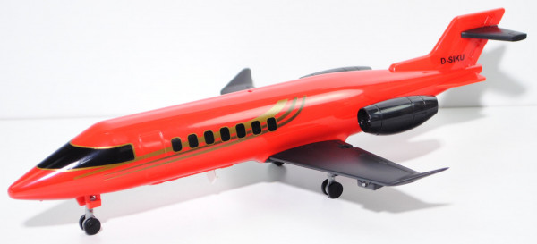 00000 Bombardier Challenger 650 (Modell 2016-) (Geschäftsflugzeug), rot/schwarz, SIKU, 1:69, L16nK