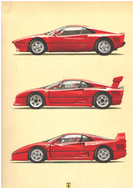 Pressemappe zur Ausstellung L'idea Ferrari Berlin vom 17. Mai bis 31. Juli 1994, Fabbri Editori