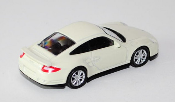 Porsche 911 Turbo, Modell 997, perlweiß, innen schwarz, Free Wheel, Unifortune RMZ City, 1:60 (3 inc