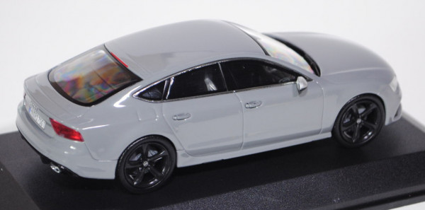 Audi RS7 Sportback (Typ 4G), Modell 2013-, nardograu, Kyosho, 1:43, Werbeschachtel