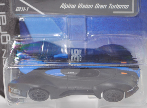 Alpine Vision Gran Turismo (Mod. 15), (Nr. 221 I), schwarz/blau, 36 / ALPINE, Nr. 221I-1, majorette