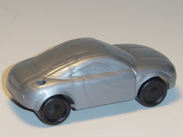 Audi TT Coupe, Mj. 98, silber, Kunststoffmodell, WADER, ca. 1:45