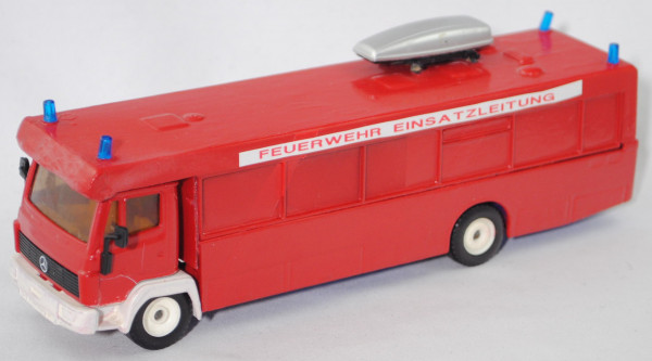 MB 1520 (Typ LN2) Fahrgestell mit MB O 405 N Bus Feuerwehr Einsatzleitung, rot, SIKU 1:55, Umbau