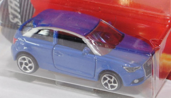Audi A1 (Typ 8X), Modell 2010-, (Nr. 237 E), hell-violettblau, Türen zu öffnen, majorette, 1:64, mb