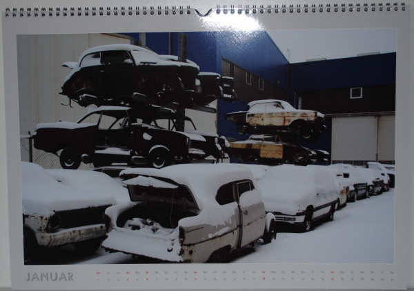 Opel Kalender 2015, Hochglanzbilder auf dickem Papiert, limitierte Auflage