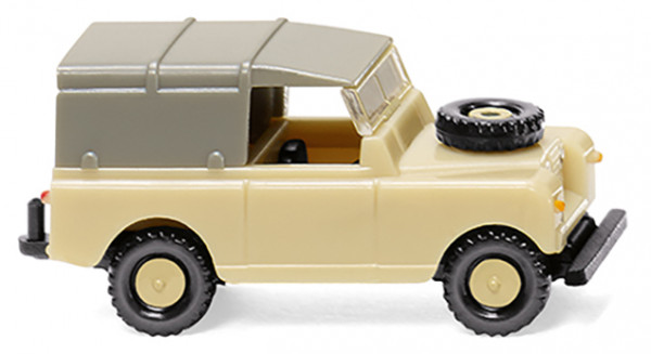 Land Rover (Typ Serie II und II A, Modell 1958-1971), beige, Verdeck grau, N-Spur, Wiking, 1:160, mb