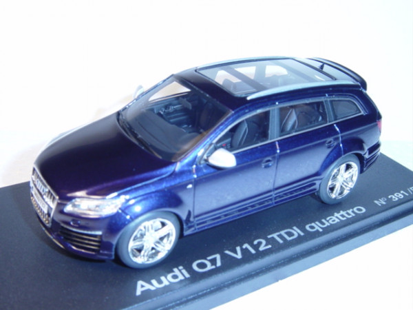 Audi Q7 V12 TDI Concept Car, Mj. 2008, mugello Blau, Looksmart Models, 1:43, Handarbeitsmodell in li