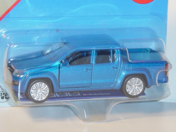 00001 VW Amarok I Pick Up 2.0 TDI Doppelkabine (Typ 2H), Modell 2010-, verkehrsblaumetallic, innen s