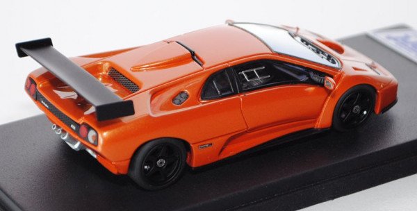 Lamborghini Diablo GTR 1999, metallic orange, Look Smart (Handarbeitsmodell), 1:43, PC-Box