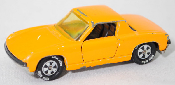 00002 VW-PORSCHE 914/4 (Typ 914, Mod. 69-72), melonengelb, Verglasung gelb, R10, SIKU, 1:60, m-