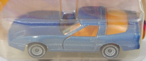 00001 Chevrolet Corvette (C4, Mod. 83-84), hell-violettblaumet., ohne CE-Zeichen, SIKU, P23 vergilbt