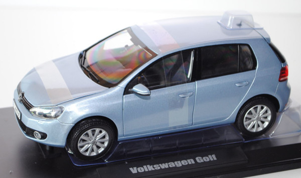 VW Golf VI 1.4 TSI (Typ 1K, Schräghecklimousine, fünftürig), Modell 2008-2012, shark blue metallic,