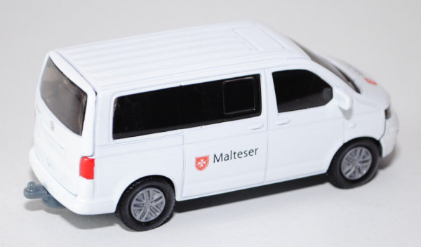 00005 Malteser VW T5 Multivan (Typ 7H, Mod. 03-09), weiß, Malteser, B43 silbergrau, Limited Edition