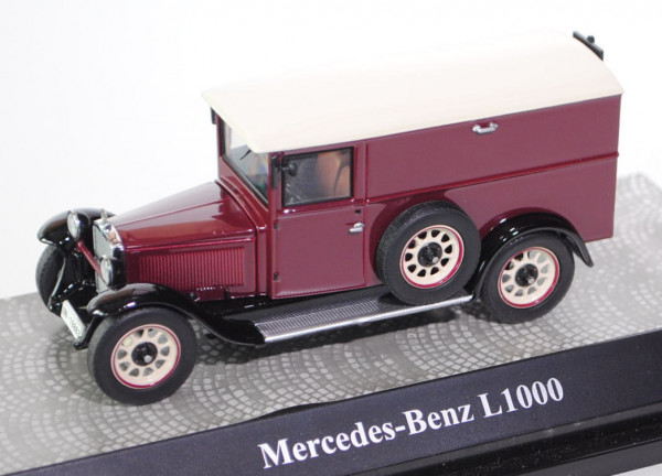 Mercedes-Benz L 1000 Express Kastenwagen (Baureihe W 37), Modell 1929-1936, hellelfenbein/weinrot, P