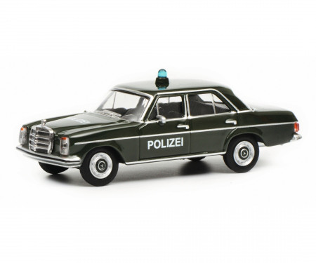 Mercedes-Benz 200 D/8 (W 115, Modell 1967-1973) Polizei, flaschengrün, POLIZEI, Schuco, 1:64, mb