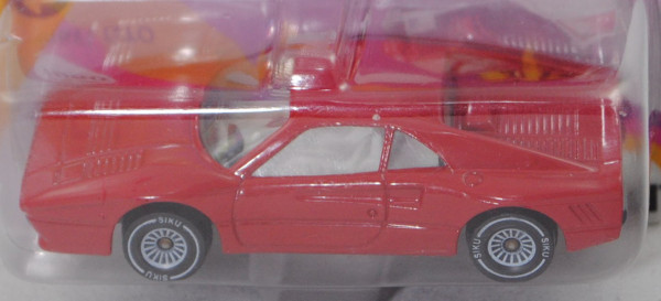 00006 Ferrari 288 GTO (Typ F114, Modell 1984-1986), rubinrot, Hong, B4, SIKU, 1:55, P23 (Lackfehler)