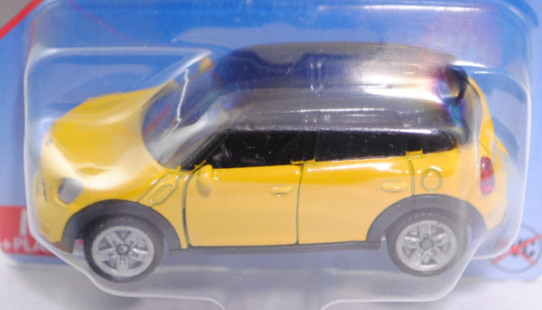 00001 Mini Cooper S Countryman (Typ R60, Mod. 2010-), gelb/schwarz, B47 geschlossen silbergrau, P29e